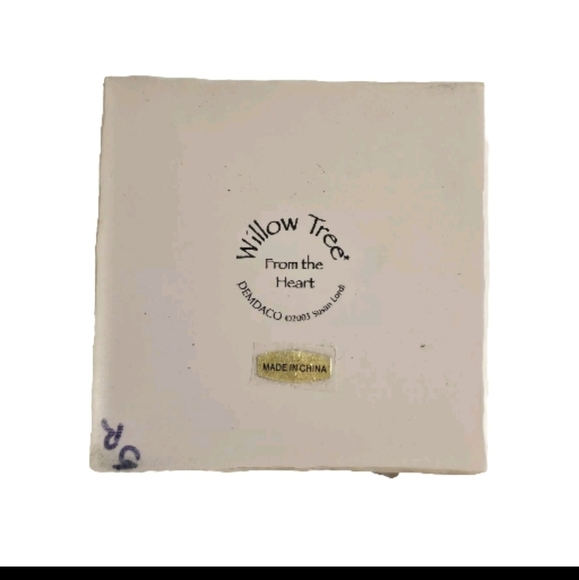 Willow Tree Square Keepsake  Trinket Love Box by Lordi  From the Heart 2003 - Picture 11 of 13
